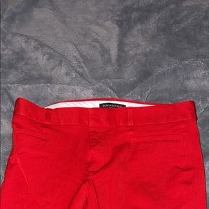 Red dress pants